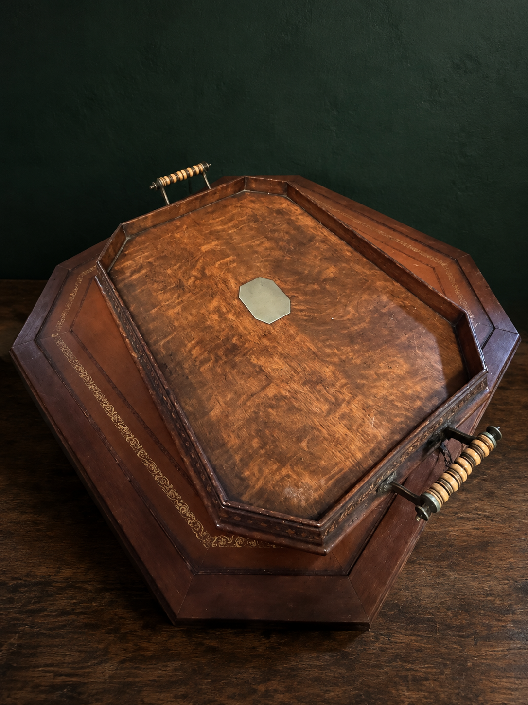 Figured Timber Canted Gallery Tray