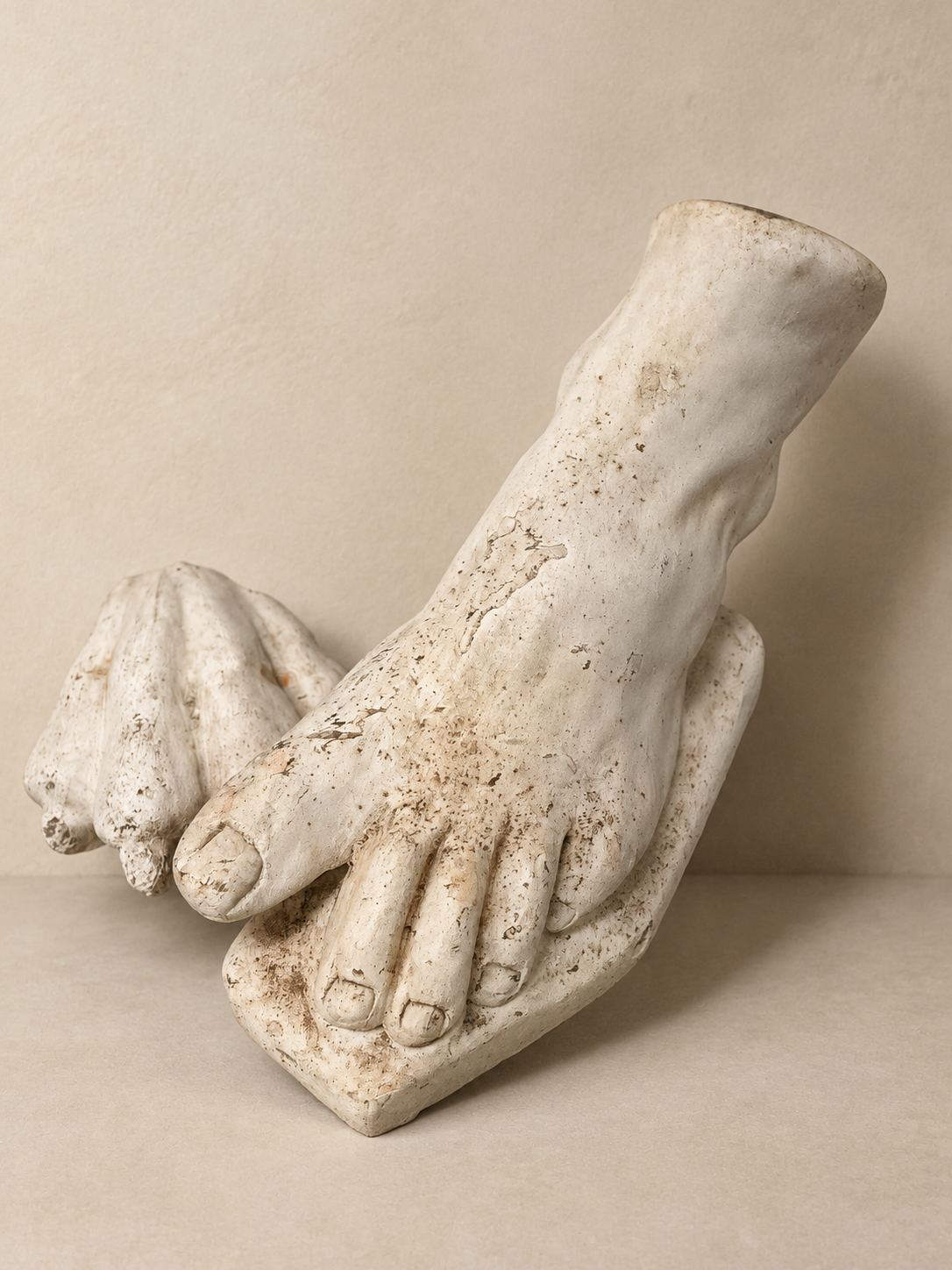 Plaster Academy Cast of a Foot