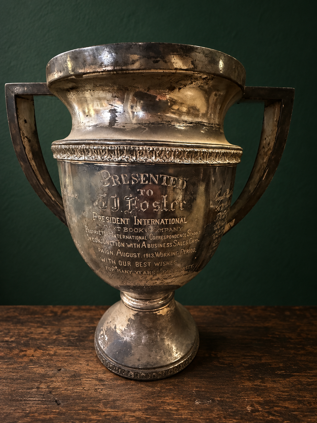 Silver-Plated Presentation Trophy Cup