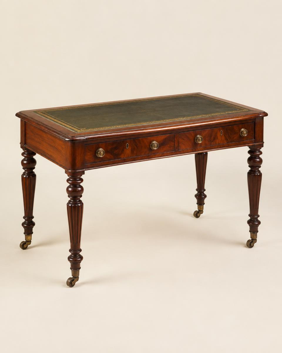 A Victorian Mahogany Library Table